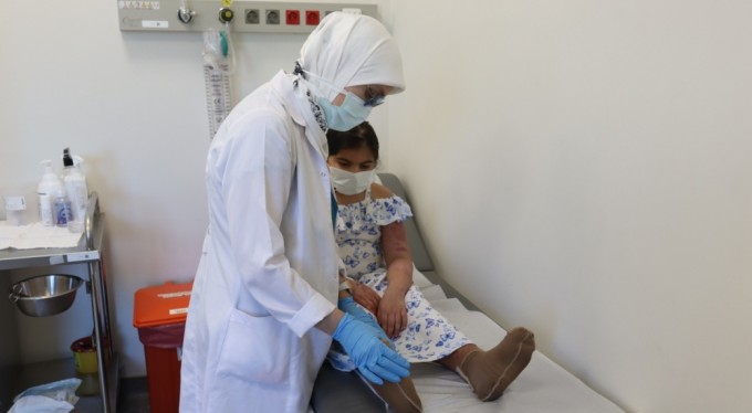 Bursa'da 9 yaşındaki kız çocuğu güneş panelinde yandı