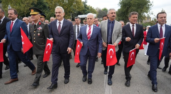 Bursa'nın düşman işgalinden kurtuluşu coşkuyla kutlandı