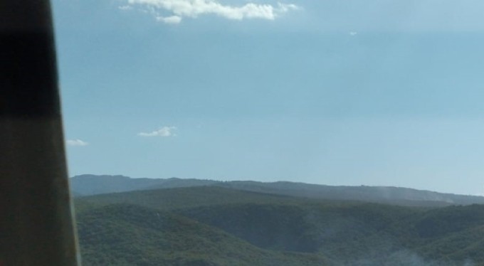 Bursa'da ormanlık alandaki alevler korkuttu