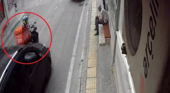 Kurye ölümden döndü