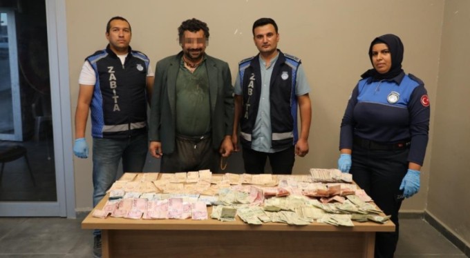 Dilencinin bir günlük kazancı dudak uçuklattı