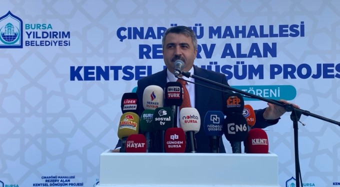 Çınarönü'nde anahtarlar teslim ediliyor