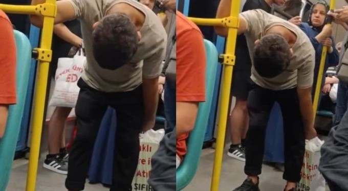 Bursa'da madde etkisindeki kişi toplu ulaşımda korku saçtı