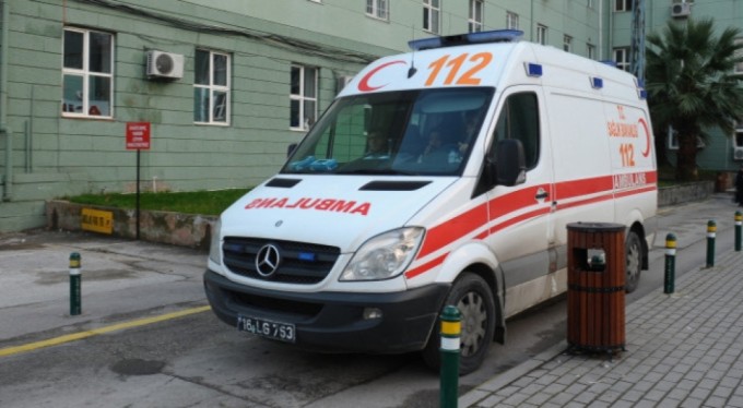 Bursa'da ambulans şoförü darp edildi