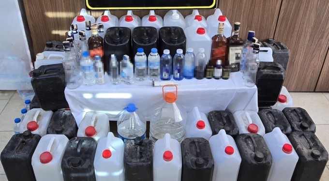 Karacabey'de sahte ve kaçak alkol operasyonu