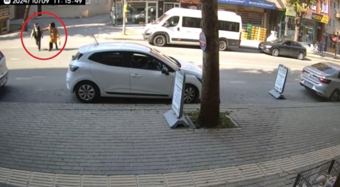 Bursa'da gelin ve kayınpederin karıştığı kaza kamerada