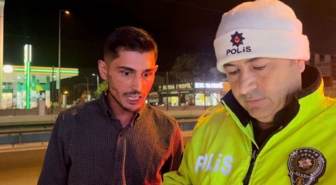 Bursa'da alkollü arkadaşını kurtarmaya gitti o da ehliyetsiz ve alkollü çıktı