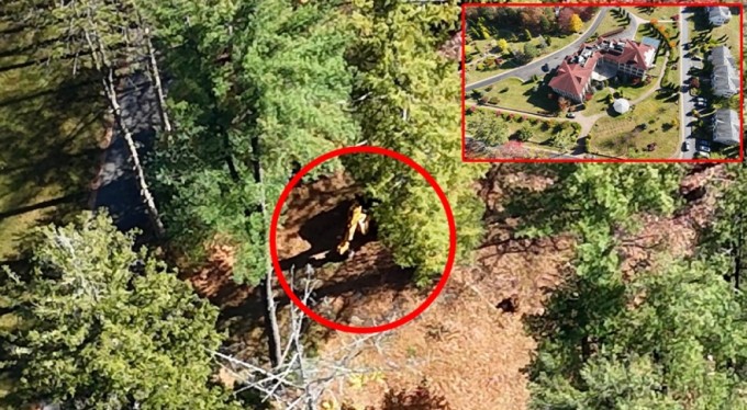 FETÖ elebaşının çiftliğine cenazeyi gömmek için iş makinası getirildi