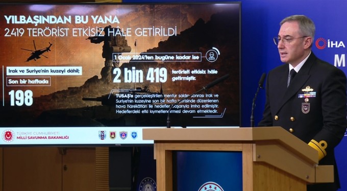 MSB duyurdu: Son bir haftada 198 terörist etkisiz hale getirildi
