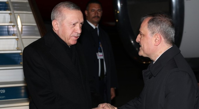 Cumhurbaşkanı Erdoğan Azerbaycan'da