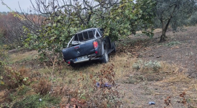 İşçileri taşıyan kamyonet ağaca çarptı: 1 ölü, 7 yaralı