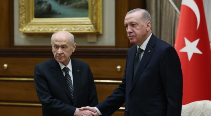 Cumhurbaşkanı Erdoğan ve Devlet Bahçeli bir araya geldi