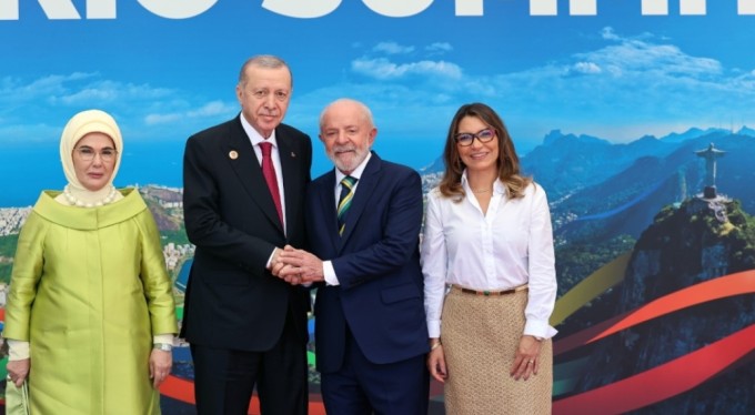 Cumhurbaşkanı Erdoğan, G20 Zirve'sinde resmi törenle karşılandı