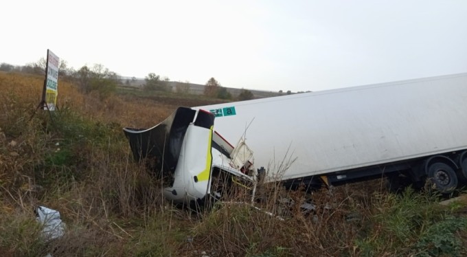 Yağışla gelen kaza: 1 yaralı