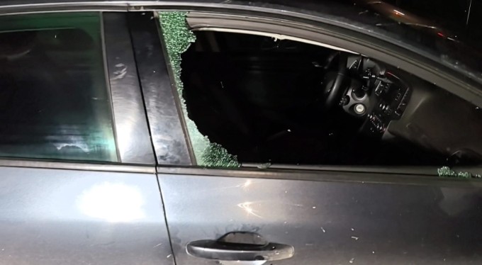 Bursa'da Seyir Halindeki Araca Tüfekle Saldırı