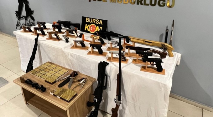 Bursa'da yasa dışı silah imalatı operasyonu: 2 tutuklu