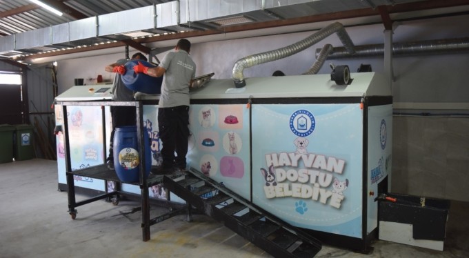 Yıldırım'da atık gıdalar mamaya dönüşüyor