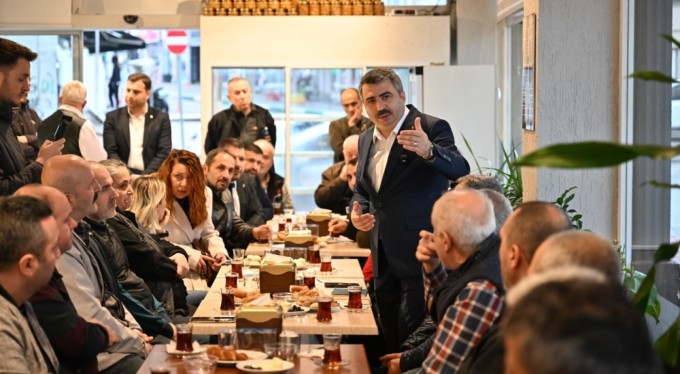 Başkan Yılmaz, komşu ziyaretinde