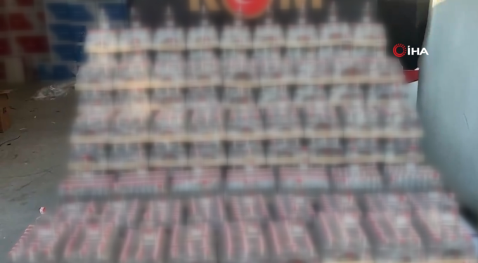 Bursa'da "ÇENGEL-12" operasyonunda 5 bin 740 şişe sahte alkol ele geçirildi