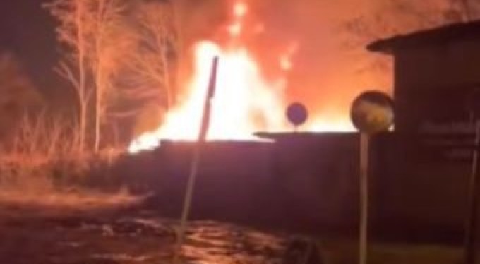 Bursa'da çiftlikte korkutan yangın