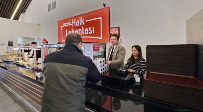 Başkan Aydın'dan kandil simidi ikramı