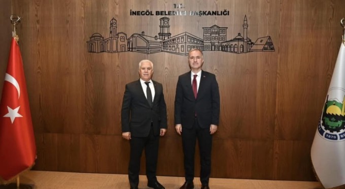 Mustafa Bozbey'den Başkan Taban'a Ziyaret