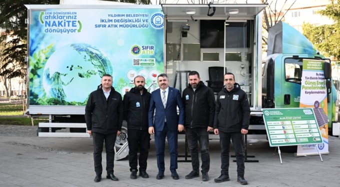 Yıldırım'da atıklar paraya dönüşüyor