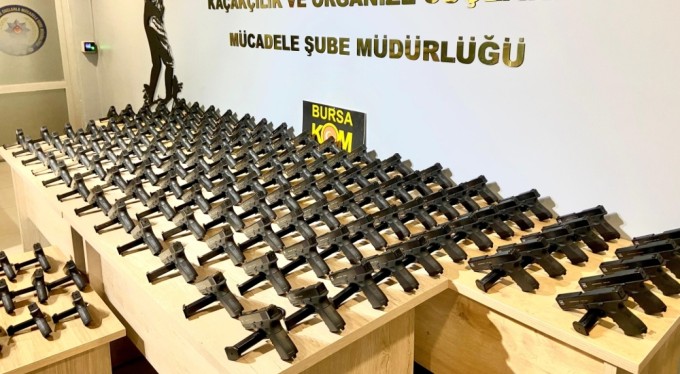 Bursa'da büyük silah operasyonu