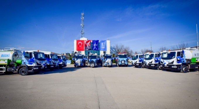 BUSKİ'nin araç filosuna büyük yatırım
