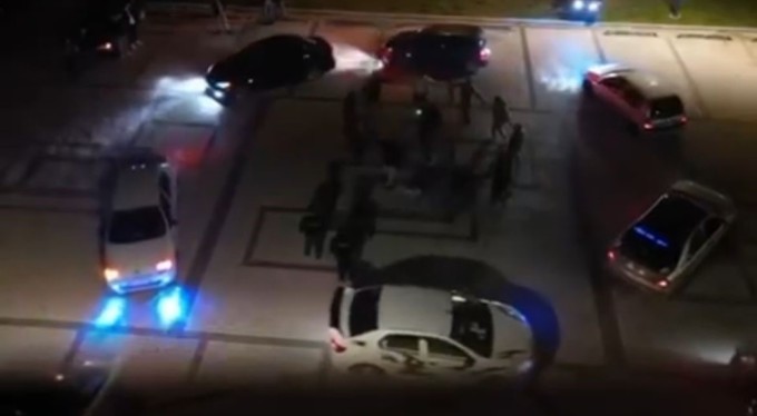 Bursa'da otomobilleriyle 'kutu kutu pense' oynadılar