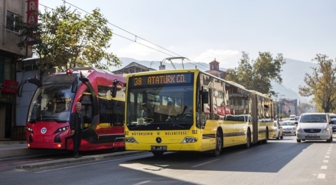 Bursa'da toplu taşımaya zam