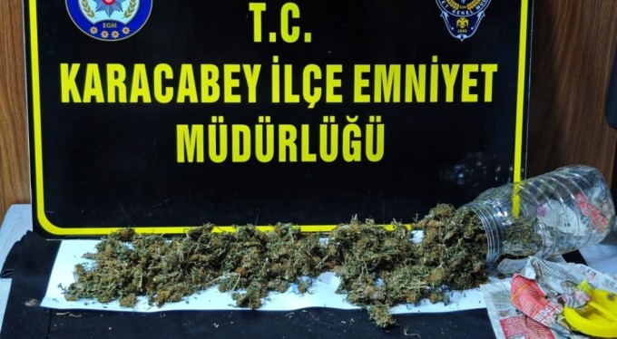 Kuş kümesinde uyuşturucuya polis baskını