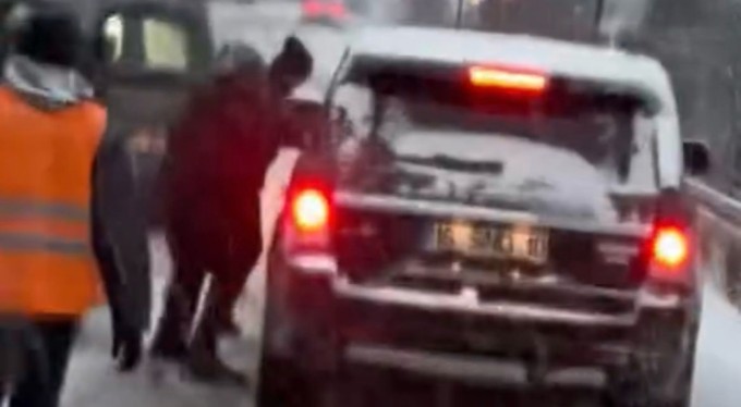 Uludağ'da hareketli anlar