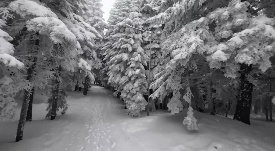 Uludağ'da kartpostallık görüntüler