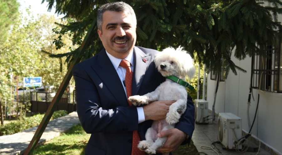 Sahiplenilen hayvanın 1 yıllık muayenesi Yıldırım Belediyesi'nden