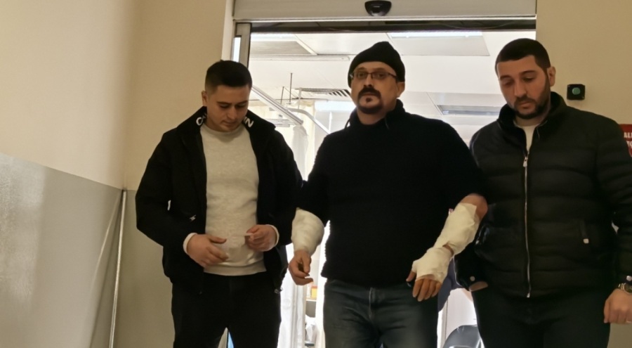 Köpek, kollarını parçaladı