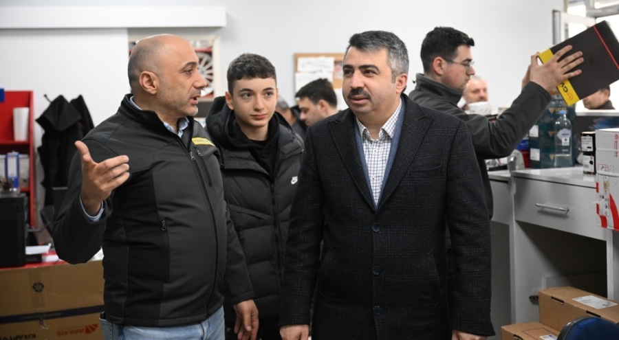 Başkan Yılmaz Otosansit esnafıyla buluştu