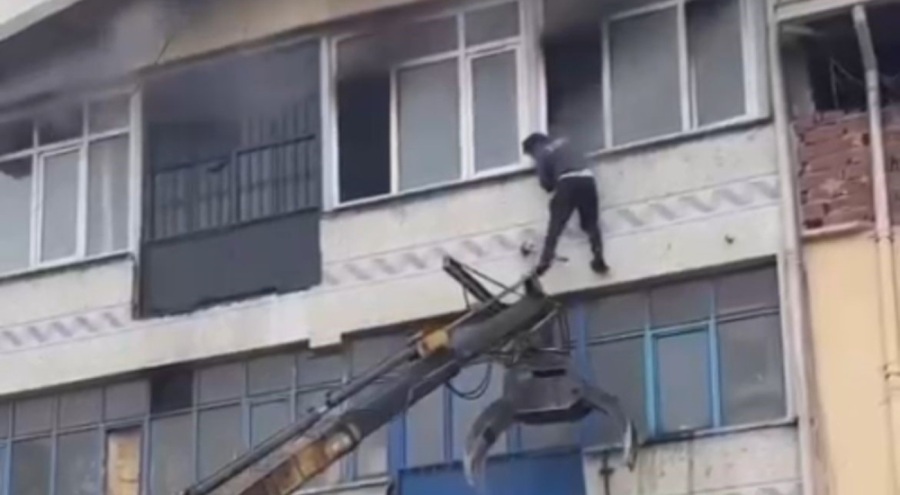 Yangında camda can pazarı