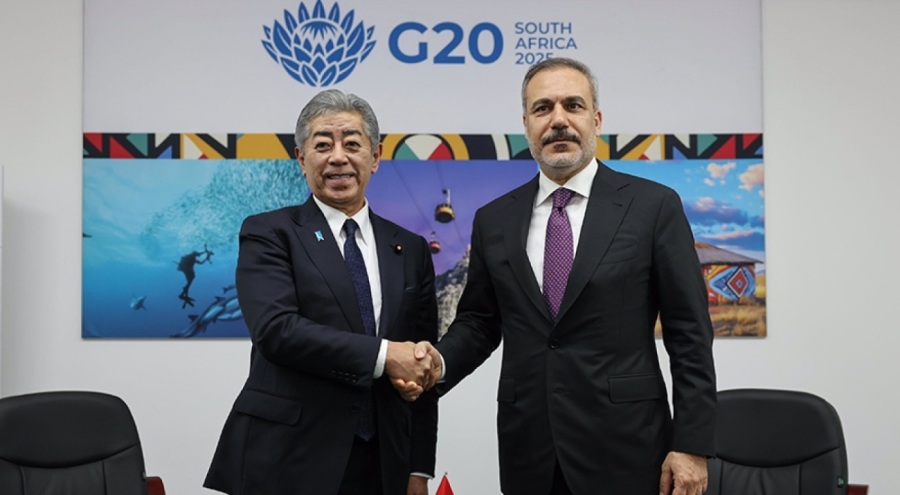 Bakan Fidan, Japon mevkidaşı Iwaya ile görüştü