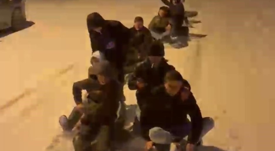 Bursa'da Traktörün arkasına lastik bağlayarak kilometrelerce eğlendiler