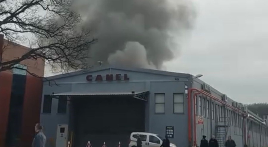 Bursa'da alüminyum fabrikasında büyük yangın