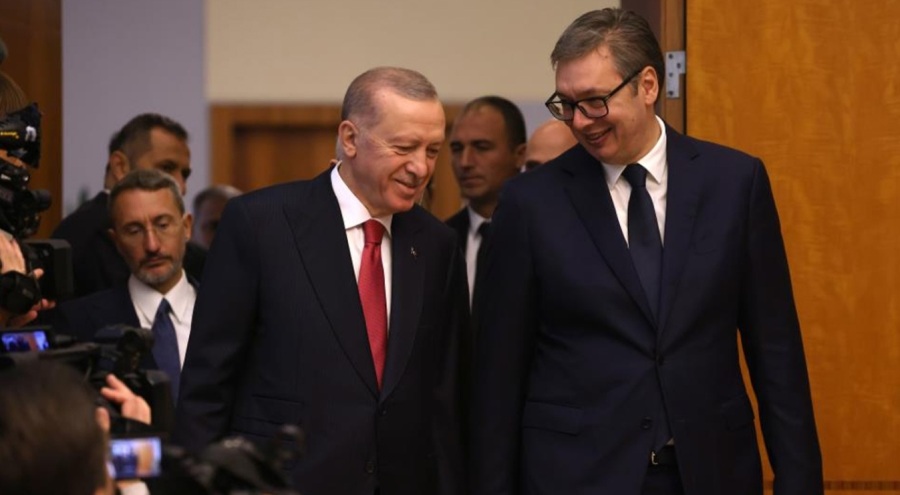 Cumhurbaşkanı Erdoğan, Sırbistan Cumhurbaşkanı Vucic ile görüştü