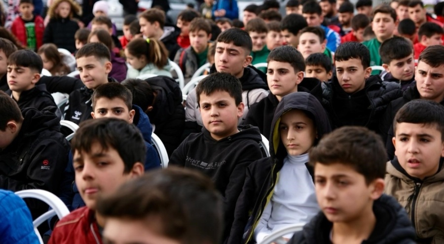 Bursa'da güreş salonu temel atma töreni gerçekleştirildi