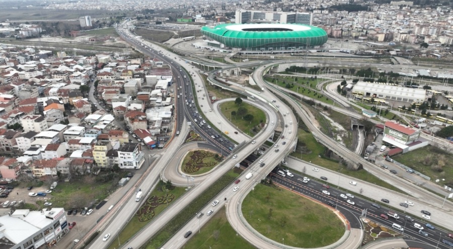 Bursa'da ulaşıma nefes aldıracak çalışma tamamlandı