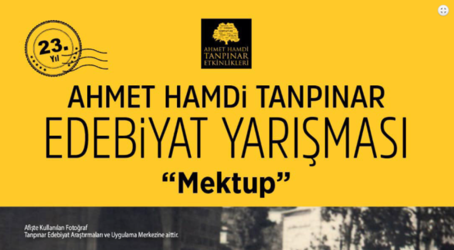 Ahmet Hamdi Tanpınar Edebiyat Yarışması için başvurular başladı