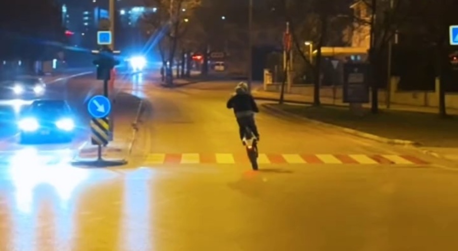 Bursa'da Trafiği tehlikeye atan motosikletli yakalandı