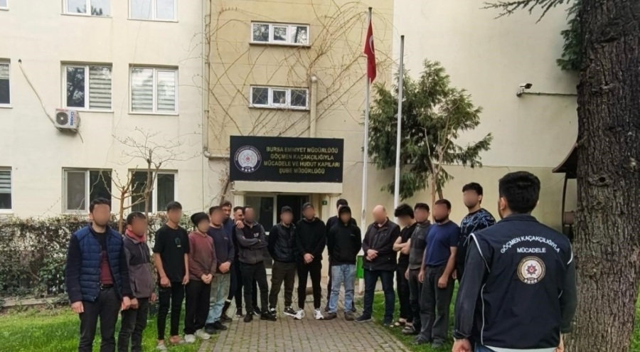 Bursa'da kaçak göçmenleri çalıştırdığı tespit edilen 2 şüpheli yakalandı