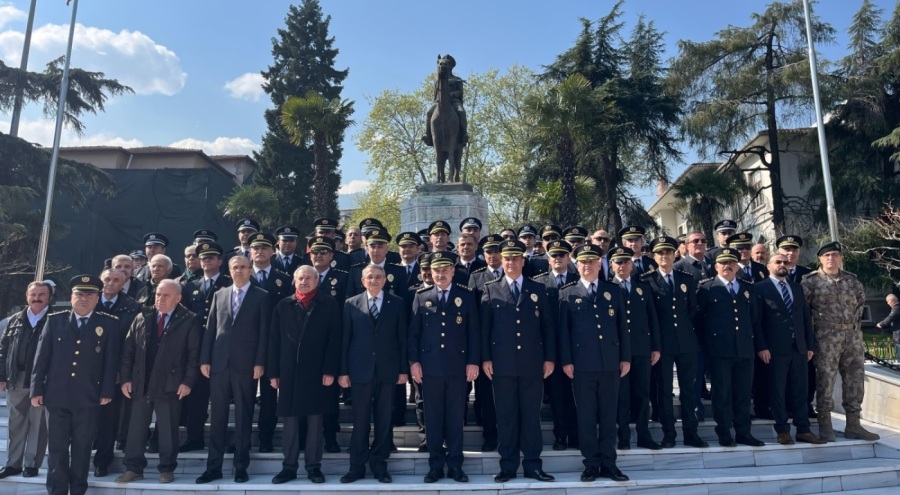 Bursa'da Polis Haftası'nın 180. yılı resmi törenle kutlandı