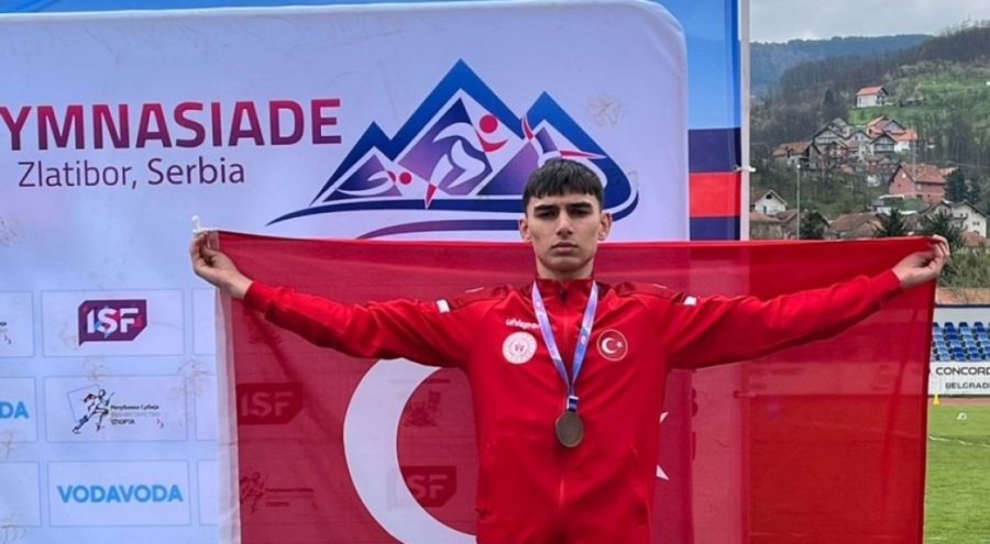 Osmangazili milli atletten dünya üçüncülüğü