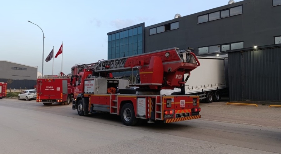 OSB'de korkutan yangın